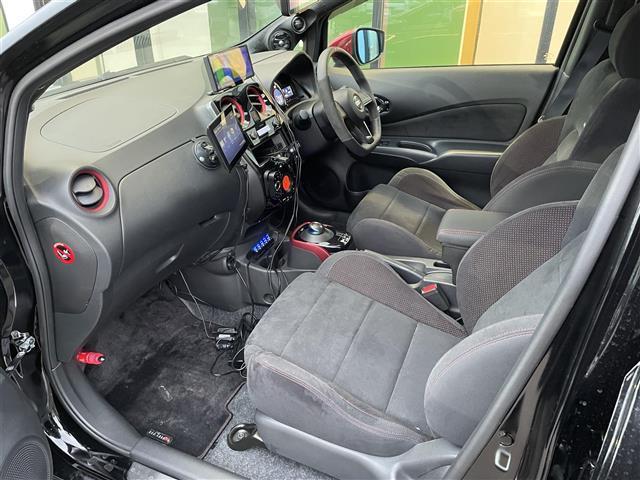 ノート ｅ－パワーニスモ　Ｓ　ワンオーナー／社外ナビ／フルセグＴＶ／社外ＡＷ付き夏冬タイヤ／ニスモエアロ／ローダウン／ドライブレコーダー／社外エンジンスターター／デジタルインナーミラー／全周囲カメラ／衝突被害軽減ブレーキ／ＥＴＣ（28枚目）