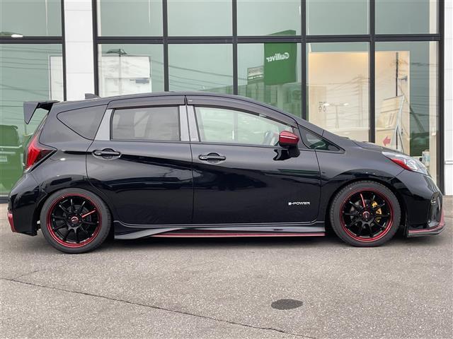 ノート ｅ－パワーニスモ　Ｓ　ワンオーナー／社外ナビ／フルセグＴＶ／社外ＡＷ付き夏冬タイヤ／ニスモエアロ／ローダウン／ドライブレコーダー／社外エンジンスターター／デジタルインナーミラー／全周囲カメラ／衝突被害軽減ブレーキ／ＥＴＣ（38枚目）