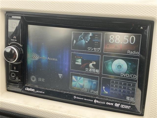 アルト Ｘ　社外メモリーナビ／ワンセグＴＶ／ワンオーナー／スズキセーフティーサポート／前席シートヒーター／横滑り防止／アイドリングストップ（5枚目）