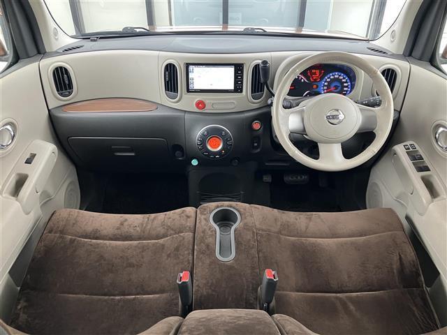 キューブ 15X FOUR Vセレクション 社外メモリーナビ/フルセグTV/純正エンジンスターター/ガラスルーフ/切替4WD/ECO MODE/オートライト/フォグランプ/プッシュスタート/スマートキー/スペアキー(3枚目)