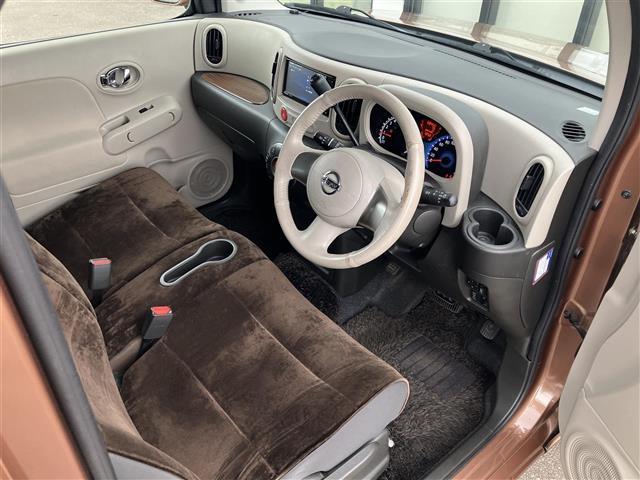 キューブ 15X FOUR Vセレクション 社外メモリーナビ/フルセグTV/純正エンジンスターター/ガラスルーフ/切替4WD/ECO MODE/オートライト/フォグランプ/プッシュスタート/スマートキー/スペアキー(21枚目)