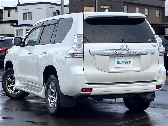 ランドクルーザープラド TX Lパッケージ 純正ナビ/フルセグTV/寒冷地仕様/バックカメラ/シートヒーター/ETC/パワーシート/コーナーセンサー/クルーズコントロール/オートライト/HIDヘッドライト/ステアリングスイッチ(38枚目)