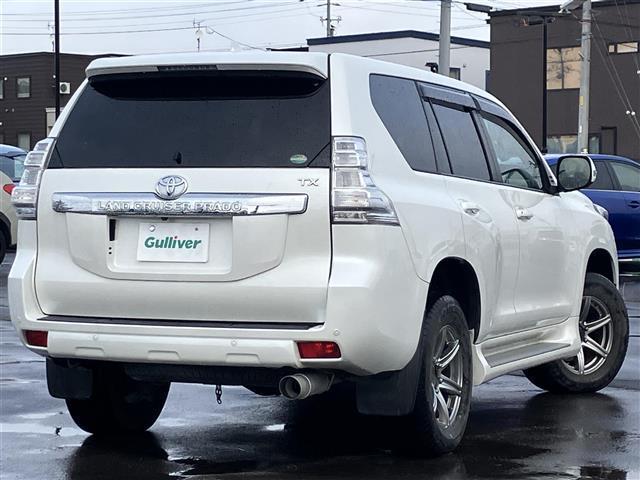 ランドクルーザープラド TX Lパッケージ 純正ナビ/フルセグTV/寒冷地仕様/バックカメラ/シートヒーター/ETC/パワーシート/コーナーセンサー/クルーズコントロール/オートライト/HIDヘッドライト/ステアリングスイッチ(39枚目)