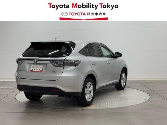 ハリアーハイブリッド エレガンス　フルセグテレビ　点検記録簿　サイドカーテンエアバック　イモビライザー　メモリナビ　ミュージックプレイヤー接続可　エアコン　Ｓキー　ＬＥＤヘッド　ＥＴＣ車載器　アルミ　ＡＢＳ　パワーウインドウ　キーレス（2枚目）