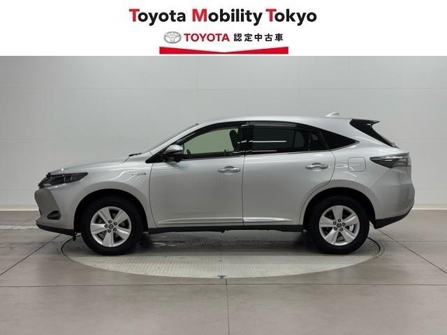 ハリアーハイブリッド エレガンス　フルセグテレビ　点検記録簿　サイドカーテンエアバック　イモビライザー　メモリナビ　ミュージックプレイヤー接続可　エアコン　Ｓキー　ＬＥＤヘッド　ＥＴＣ車載器　アルミ　ＡＢＳ　パワーウインドウ　キーレス（3枚目）