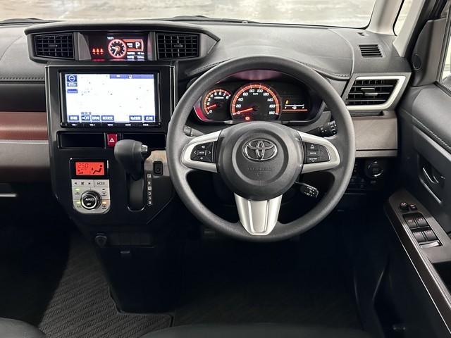 ルーミー G S フルオートエアコン TVナビ オートクルーズ イモビライザー 両電動スライドドア フルセグテレビ ドライブレコーダー DVD再生可 スマキー ETC 横滑り防止装置 記録簿 メモリナビ Wエアバック(4枚目)