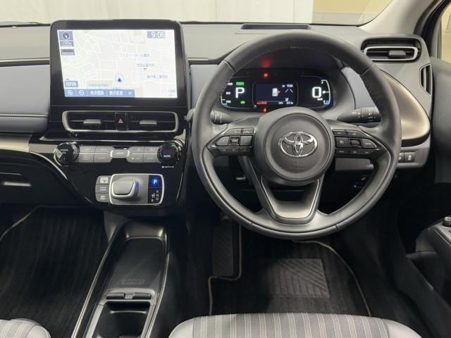 アクア Z パノラミックモニター LEDヘッドライト スマートキー 100V電源 イモビライザー アルミホイール オートクルーズコントロール 点検記録簿 フルセグTV ナビ&TV カーテンエアバッグ ETC(4枚目)