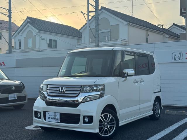N-BOXカスタム GSSパッケージ 両側パワ-スライドドア LEDランプ TVナビ 整備記録簿 スマ-トキ- Bカメ ETC付き エアコン ESC A-STOP 盗難防止システム パワーウィンドウ DVD ABS(23枚目)