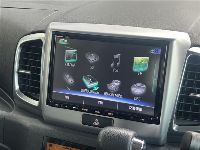 スペーシアカスタム ＸＳターボ　純正８型ナビ／フルセグＴＶ／Ｂｌｕｅｔｏｏｔｈ／ＣＤ／ＤＶＤ／ＵＳＢ／ＥＴＣ／シートヒーターＤ席／オートライト／ドラレコ／プッシュスタートスマートキー／キセノンヘッドライト／エアバッグ／純正１５ＡＷ／（3枚目）
