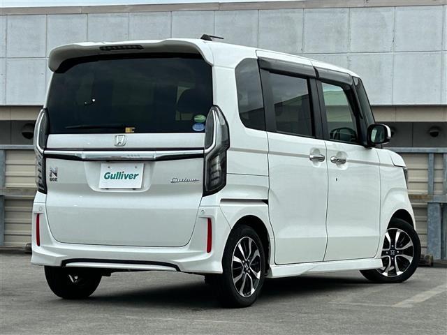 N-BOXカスタム G・Lホンダセンシング 社外7型ナビ/DVD/SD/Bluetooth/USB/フルセグTV/スマートキー/クルーズコントロール/片側電動スライド/純正フロアマット/LEDライト/オートライト/オートハイビーム/純正14AW(37枚目)