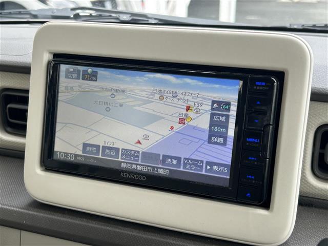アルトラパン Ｌ　社外７インチナビ／ＣＤ／ＳＤ／Ｂｌｕｅｔｏｏｔｈ／ＵＳＢ／ｉＰｏｄ／ワンセグＴＶ／ＥＴＣ／バックカメラ／ドラレコ／オートライト／コーナーセンサー／レーンキープアシスト／プッシュスタート／純正１４ＳＷ／（3枚目）