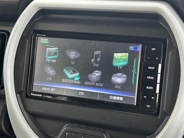 ハスラー ハイブリッドX 社外7型ナビ/FM/AM/Bluetooth/CD/DVD/フルセグTV/スズキセーフティー/前席シートヒーター/ETC/コーナーセンサー/オートライト/純正フロアマット/フォグランプ/純正15AW/(2枚目)