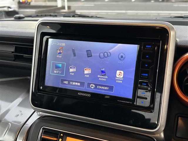 スペーシアギア ハイブリッドXZ 社外7型ナビ/CD/DVD/USB/BluetoothフルセグTV/オートライト/前席シートヒーター/両側パワースライドア/フルフラットシート/アイドリングストップ/LEDヘッドライト/純正14SW/(3枚目)