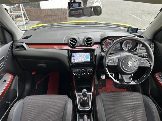 スイフトスポーツ ベースグレード 社外7インチナビ/CD/FM/AM/Bluetooth/iPod/BT/USB/ターボ/クルーズコントロール/ETC/オートライト/自発光式アナログメーター/シートヒーター/LEDヘッドライト(12枚目)