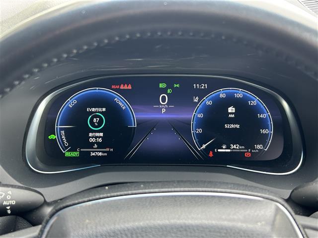 ハリアーハイブリッド Ｇ　１２．３インチディスプレイオーディオ／ＦＭ／ＡＭ／フルセグＴＶ／Ｂｌｕｅｔｏｏｔｈ／クルーズコントロール／スマートキー／スペアキー／プッシュスタート／ビルトインＥＴＣ２．０／バックカメラ／前方ドラレコ（13枚目）