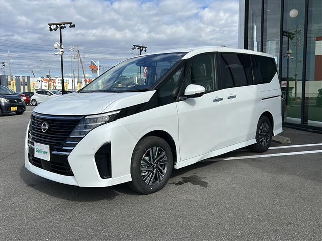 セレナ e-パワー ハイウェイスターV 後席モニター/全方位カメラ/フルセグTV/純正ディスプレイオーディオ/両側パワースライドドア/クルーズコントロール/レーンキープアシスト/コーナーセンサー/純正アルミホイール/ハーフレザーシート(33枚目)