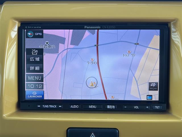 ハスラー G 社外HDDナビ/アイドリングストップ/ETC/ルーフキャリア/リモコンキー/USB接続/社外フロアマット/シートヒーター/社外アルミホイール/キセノンヘッドライト/ワンセグテレビ/ブロックタイヤ(8枚目)