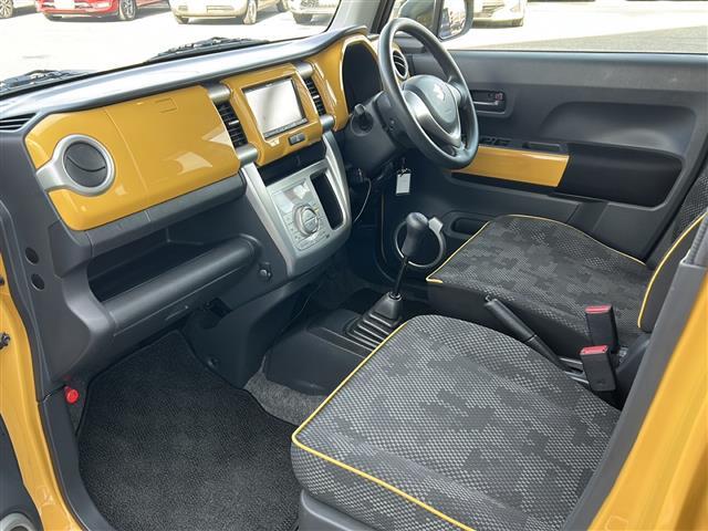 ハスラー G 社外HDDナビ/アイドリングストップ/ETC/ルーフキャリア/リモコンキー/USB接続/社外フロアマット/シートヒーター/社外アルミホイール/キセノンヘッドライト/ワンセグテレビ/ブロックタイヤ(13枚目)