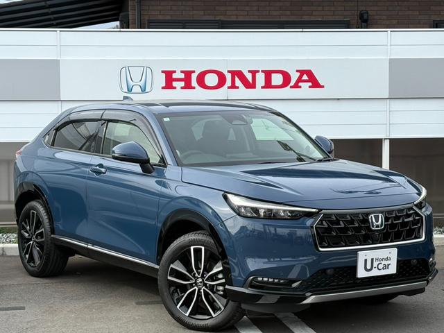 ヴェゼル e:HEVZ 当社デモカー ホンダセンシング オートクルーズコントロール レーンキープアシスト 衝突軽減ブレーキ ナビ ドラレコ ETC2.0 衝突回避支援ブレーキ機能 パノラミックビューモニター 1オナ スマキ(5枚目)