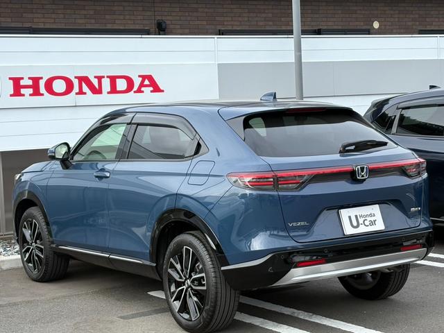 ヴェゼル e:HEVZ 当社デモカー ホンダセンシング オートクルーズコントロール レーンキープアシスト 衝突軽減ブレーキ ナビ ドラレコ ETC2.0 衝突回避支援ブレーキ機能 パノラミックビューモニター 1オナ スマキ(6枚目)