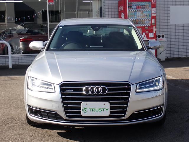 Ａ８ ４．０ＴＦＳＩクワトロ　後期型　黒革　マトリクスＬＥＤ　サラウンドビューカメラ　シートベンチレーション　ＡＣＣ　サイドアシスト　全席シートヒーター　メモリーパワーシート　ＢＯＳＥサウンド　スマートキー　純正２０インチＡＷ（15枚目）