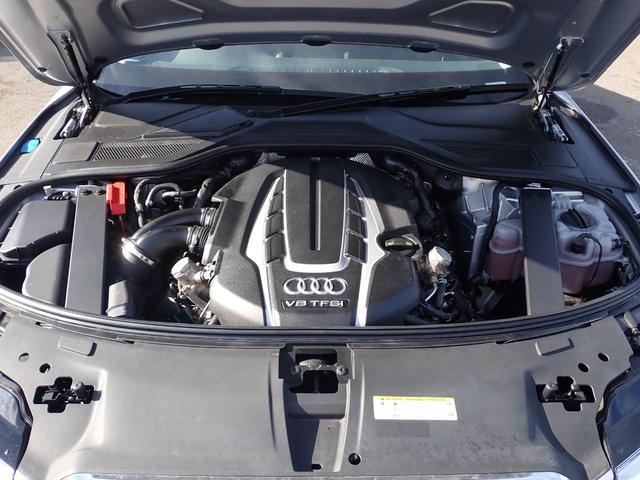 Ａ８ ４．０ＴＦＳＩクワトロ　後期型　黒革　マトリクスＬＥＤ　サラウンドビューカメラ　シートベンチレーション　ＡＣＣ　サイドアシスト　全席シートヒーター　メモリーパワーシート　ＢＯＳＥサウンド　スマートキー　純正２０インチＡＷ（26枚目）