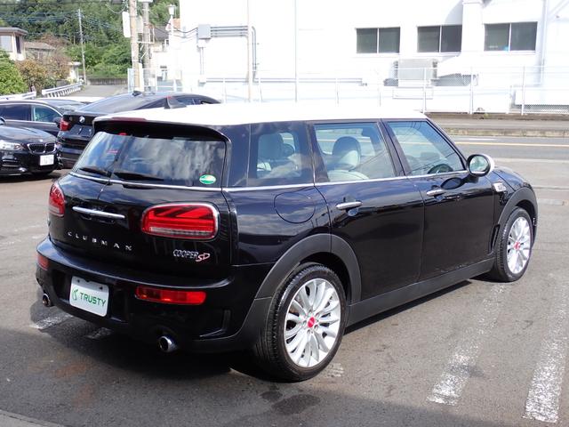 MINI クーパーSD クラブマン レザーラウンジ サテライトグレー 純正LCI用ユニオンジャックLEDテール ペッパーPKG ACC ヒーター付きメモリーパワーシート コンフォートアクセス HDDナビ バックカメラ ミラーETC(16枚目)