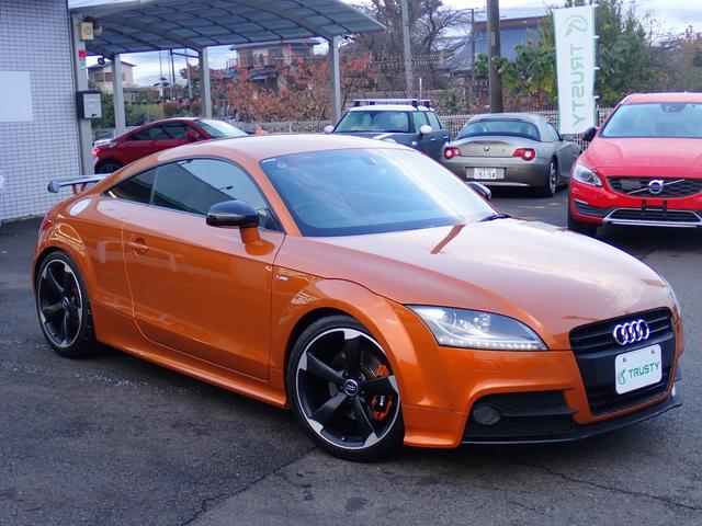 ＴＴクーペ １．８ＴＦＳＩ　Ｓラインコンペティション　後期最終モデル　１１０台限定車　純正１９インチＡＷ　２４ｙ製造アドバンスポーツ装着　固定式Ｒスポイラー　前後ドラレコ　レーザー探知機　社外ＳＤナビ　フルセグＴＶ　バックカメラ　ＥＴＣ２．０　Ｒフィルム（16枚目）