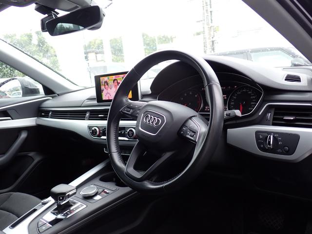 Ａ４ ２．０ＴＦＳＩ　アシスタンスＰＫＧ　サラウンドビューカメラ　２５ｙ製造ミシュランタイヤ装着　Ｆドラレコ　パークアシスト　ＭＭＩナビ　フルセグＴＶ　ＡＣＣ　サイドアシスト　ＥＴＣ２．０　マルチステア　パドルシフト（13枚目）