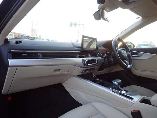 Ａ４ ３５ＴＦＳＩアドバンスド　ラグジュアリーＰＫＧ　アイボリー革　マトリクスＬＥＤ　パークアシストＰＫＧ　３６０℃　バーチャルＣＰ　ワイヤレスチャージ　前後ドラレコ　ヒーター付きメモリーパワーシート　ＭＭＩナビ　ＥＴＣ２．０（43枚目）