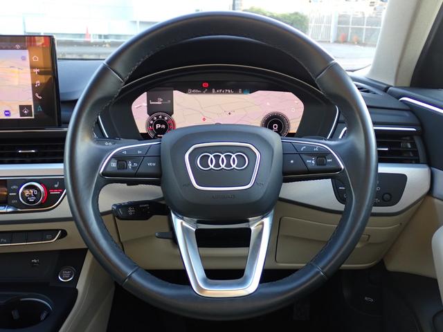 Ａ４ ３５ＴＦＳＩアドバンスド　ラグジュアリーＰＫＧ　アイボリー革　マトリクスＬＥＤ　パークアシストＰＫＧ　３６０℃　バーチャルＣＰ　ワイヤレスチャージ　前後ドラレコ　ヒーター付きメモリーパワーシート　ＭＭＩナビ　ＥＴＣ２．０（51枚目）