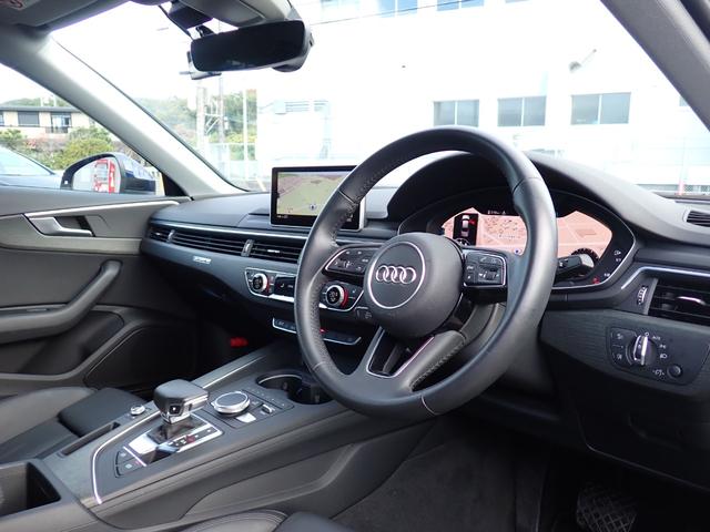 A4 45TFSIクワトロスポーツ ラグジュアリーPKG アシスタンスPKG バーチャルCP ブラックパーシャルレザー 前後ドラレコ 純正18インチAW(23y製造ヨコハマタイヤ)360℃ パークアシスト MMIナビ フルセグTV 禁煙(31枚目)