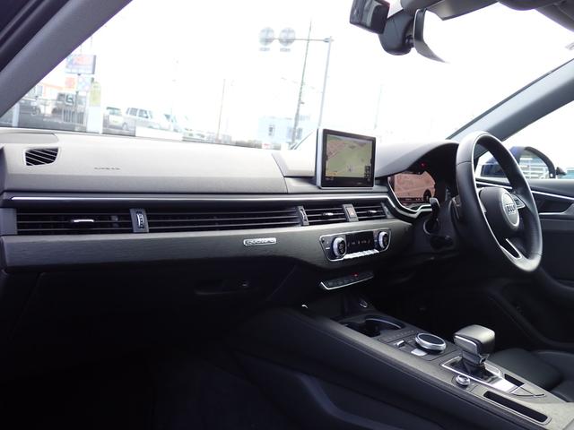 A4 45TFSIクワトロスポーツ ラグジュアリーPKG アシスタンスPKG バーチャルCP ブラックパーシャルレザー 前後ドラレコ 純正18インチAW(23y製造ヨコハマタイヤ)360℃ パークアシスト MMIナビ フルセグTV 禁煙(40枚目)