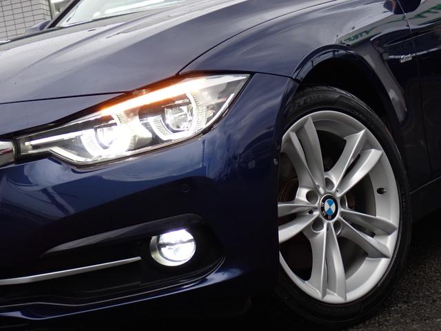 ３シリーズ ３２０ｉ　スポーツ　後期型　フルセグＴＶ　ＨＵＤ　３６０℃　オイスター革　ＡＣＣ　インテリジェントＳ　レーンチェンジＷ　純正ＯＰ１８インチＡＷ（２３ｙ製造ヨコハマタイヤ）ヒーター付メモリーパワーシート　ＬＥＤヘッドライト（27枚目）