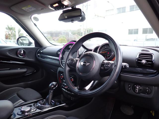 MINI クーパーS クラブマン フルセグTV ペッパーPKG インターフェイスKIT MINIドライビングモード MINIエキサイトメント コンフォートアクセス クルーズコントロール 純正17インチAW(22y製造タイヤ装着)ETC(26枚目)