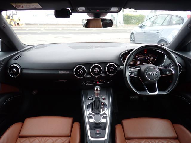 ＴＴクーペ ２．０ＴＦＳＩ　クワトロ　Ｂ＆Ｏサウンド　レザーＰＫＧ　茶革　バーチャルＣＰ　社外１９インチＡＷ　ＬＥＤライト　Ｆドラレコ　スマートキー　ヒーター付きパワーシート　ＥＴＣ２．０　前後パークセンサー　クルコン　パドルシフト（39枚目）