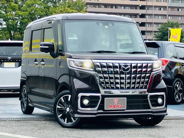 フレアワゴンカスタムスタイル ハイブリッドＸＴ　２ＷＤ　ターボ　デュアルカメラブレーキサポート　アダプティブクルーズコントロール　ＬＥＤヘッドライト　両側パワースライドドア　全方位モニター　ナビ　地デジＴＶ　ＵＳＢ端子　パドルシフト　シートヒーター（32枚目）
