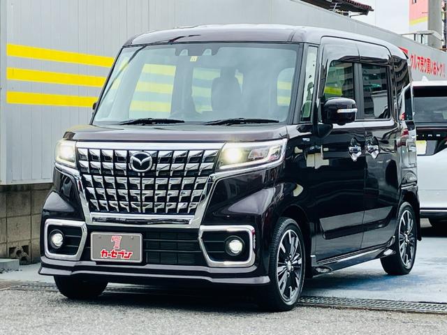 フレアワゴンカスタムスタイル ハイブリッドＸＴ　２ＷＤ　ターボ　デュアルカメラブレーキサポート　アダプティブクルーズコントロール　ＬＥＤヘッドライト　両側パワースライドドア　全方位モニター　ナビ　地デジＴＶ　ＵＳＢ端子　パドルシフト　シートヒーター（78枚目）