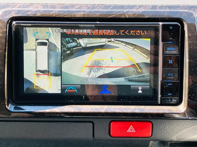 ハイエースバン スーパーGL ダークプライムII 2列シート2/5人乗 セーフティセンス LEDヘッドランプ 両側パワースライドドア デジタルインナーミラー パノラミックビューモニター ナビ 地デジTV ドラレコ前後 ETC ブラック天井 社外AW(9枚目)