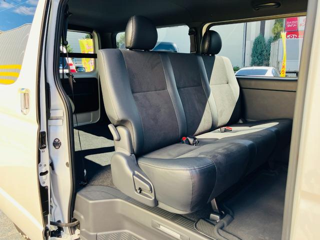 ハイエースバン スーパーGL ダークプライムII 2列シート2/5人乗 セーフティセンス LEDヘッドランプ 両側パワースライドドア デジタルインナーミラー パノラミックビューモニター ナビ 地デジTV ドラレコ前後 ETC ブラック天井 社外AW(19枚目)