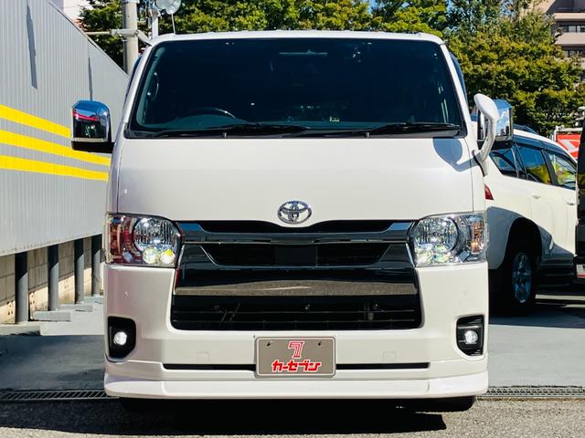 ハイエースバン スーパーGL ダークプライムII 2列シート2/5人乗 セーフティセンス LEDヘッドランプ 両側パワースライドドア デジタルインナーミラー パノラミックビューモニター ナビ 地デジTV ドラレコ前後 ETC ブラック天井 社外AW(24枚目)