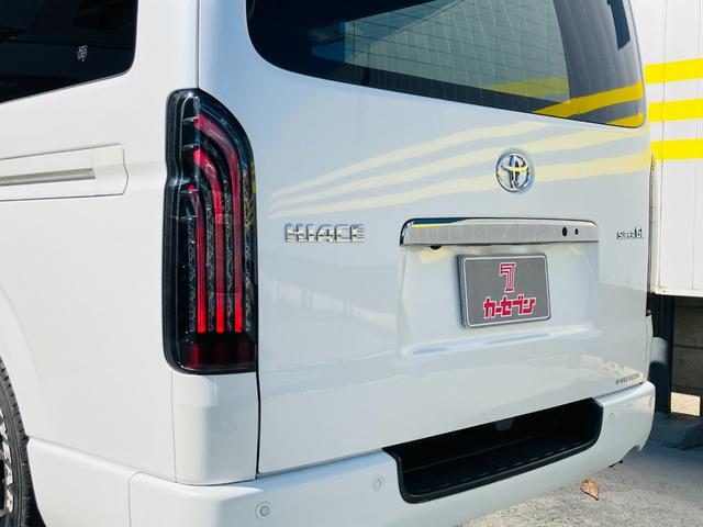 ハイエースバン スーパーGL ダークプライムII 2列シート2/5人乗 セーフティセンス LEDヘッドランプ 両側パワースライドドア デジタルインナーミラー パノラミックビューモニター ナビ 地デジTV ドラレコ前後 ETC ブラック天井 社外AW(27枚目)