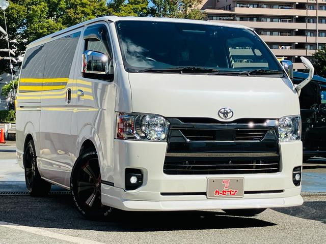 ハイエースバン スーパーGL ダークプライムII 2列シート2/5人乗 セーフティセンス LEDヘッドランプ 両側パワースライドドア デジタルインナーミラー パノラミックビューモニター ナビ 地デジTV ドラレコ前後 ETC ブラック天井 社外AW(31枚目)