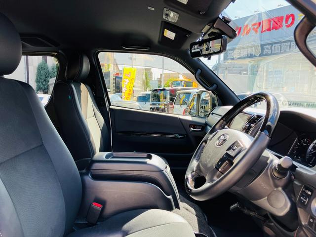 ハイエースバン スーパーGL ダークプライムII 2列シート2/5人乗 セーフティセンス LEDヘッドランプ 両側パワースライドドア デジタルインナーミラー パノラミックビューモニター ナビ 地デジTV ドラレコ前後 ETC ブラック天井 社外AW(36枚目)