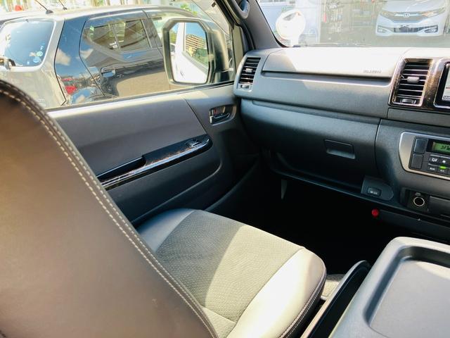 ハイエースバン スーパーGL ダークプライムII 2列シート2/5人乗 セーフティセンス LEDヘッドランプ 両側パワースライドドア デジタルインナーミラー パノラミックビューモニター ナビ 地デジTV ドラレコ前後 ETC ブラック天井 社外AW(37枚目)