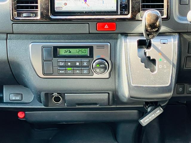 ハイエースバン スーパーGL ダークプライムII 2列シート2/5人乗 セーフティセンス LEDヘッドランプ 両側パワースライドドア デジタルインナーミラー パノラミックビューモニター ナビ 地デジTV ドラレコ前後 ETC ブラック天井 社外AW(49枚目)