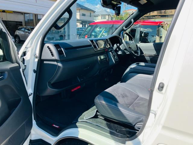 ハイエースバン スーパーGL ダークプライムII 2列シート2/5人乗 セーフティセンス LEDヘッドランプ 両側パワースライドドア デジタルインナーミラー パノラミックビューモニター ナビ 地デジTV ドラレコ前後 ETC ブラック天井 社外AW(60枚目)