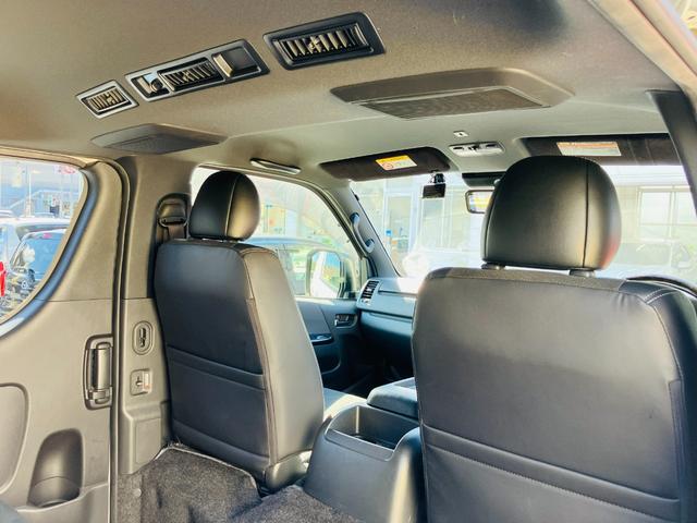 ハイエースバン スーパーGL ダークプライムII 2列シート2/5人乗 セーフティセンス LEDヘッドランプ 両側パワースライドドア デジタルインナーミラー パノラミックビューモニター ナビ 地デジTV ドラレコ前後 ETC ブラック天井 社外AW(70枚目)