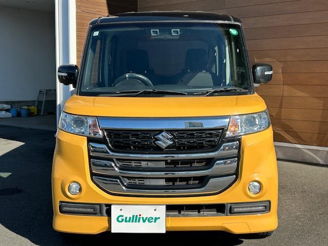 スペーシアカスタムZ ターボ 両側パワースライド アラウンドビューモニター 純正ナビ(Bluetooth フルセグTV AUX iPod MTモード付AT クルーズコントロール 純正フォグランプ 純正アルミ レーンキープアシスト(3枚目)