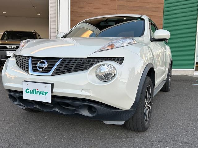 ジューク 15RX 純正メモリナビ ワンセグ Bluetooth スマートキ プッシュスタート 純正フロアマット オートライト(4枚目)